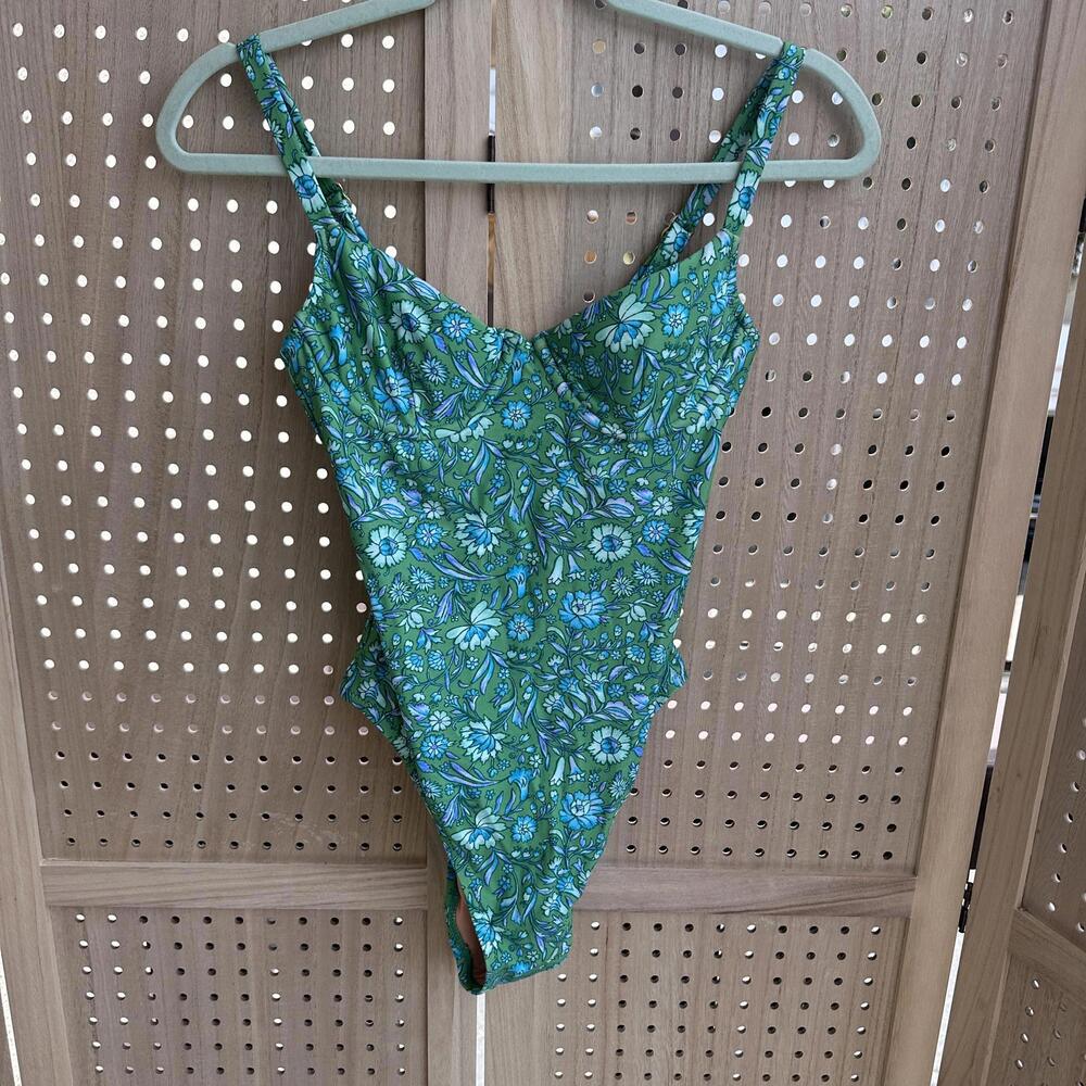 J.Crew Marigold Blooms One Piece Swimsuit